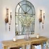 Loft Retro American Country French Wall Lamp - Vintage Old Wood Design for Living Room, Dining Room, Bedroom & Corridor