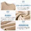 ANGJ Women's Knit Sweater, Round Neck, Layering Knit Top, Slimming, Slimming, Soft, Highly Stretchy, Simple, Long Sleeves, Spring, Autumn, Winter