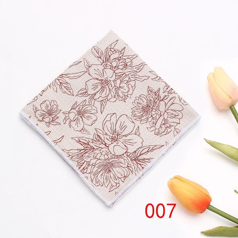 Rael Men'S British Retro Pattern Square Towel Suit Pocket Towel Wedding Business Suit Shirt Batch Handkerchief