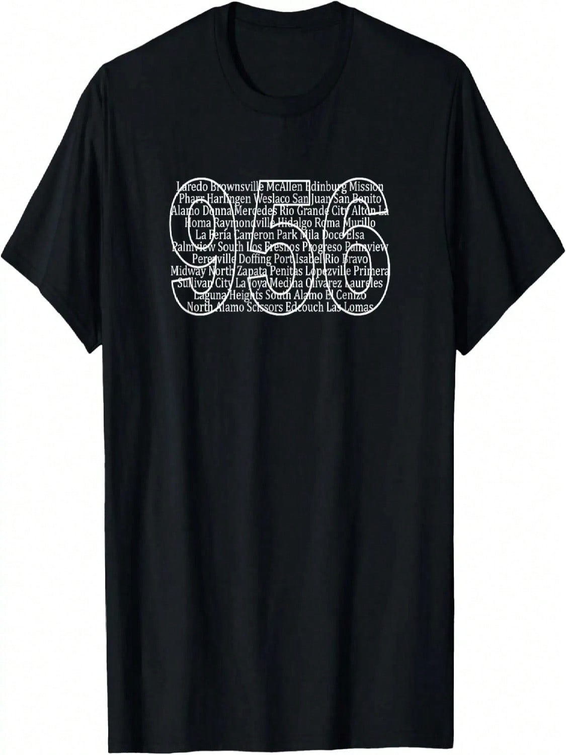 Southern Texas_ Area Code 956 T-Shirt S разноцветный