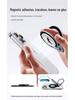 Aluminum Magnetic Ring Holder with N52 Magnets, Ultra-Thin, Portable, Multi-Angle Adjustable, Double-Sided Suction.