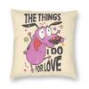 CCourages Cowardly Dog Cereal Box Pillowcase Soft Cushion Cover Decorative Throw Pillow Case Cover Home Drop Shipping cm