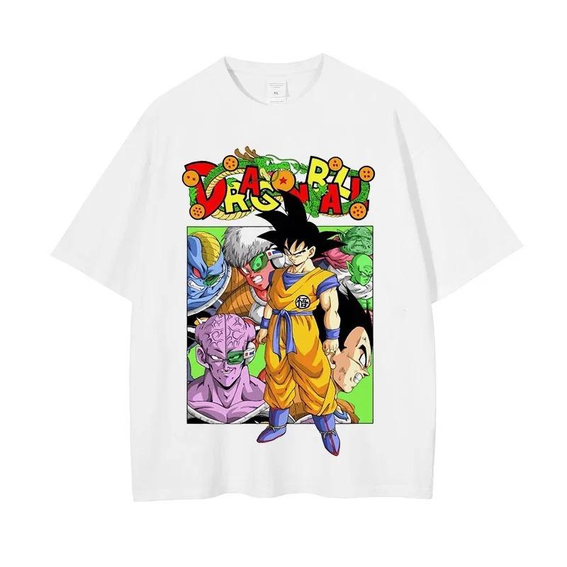 Dragon Ball Z Super Vegeta vs Cell Semiperfetto Stampa Manga T-shirt Oversize | Top Casual Unisex