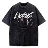 LNGSHOT Jay Park Same T Shirt Vintage Washed Cotton Summer Street Style Short-Sleeve Tee Men Women Graphic Print Y2K Retro Harajuku Unisex
