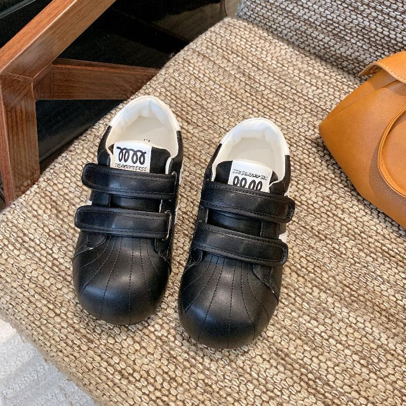 

Укороченное тесто простые универсальные липучки маленькие белые туфли женская летняя мода студенческий стиль спортивные кеды модные повседневные туфли 35 чёрный