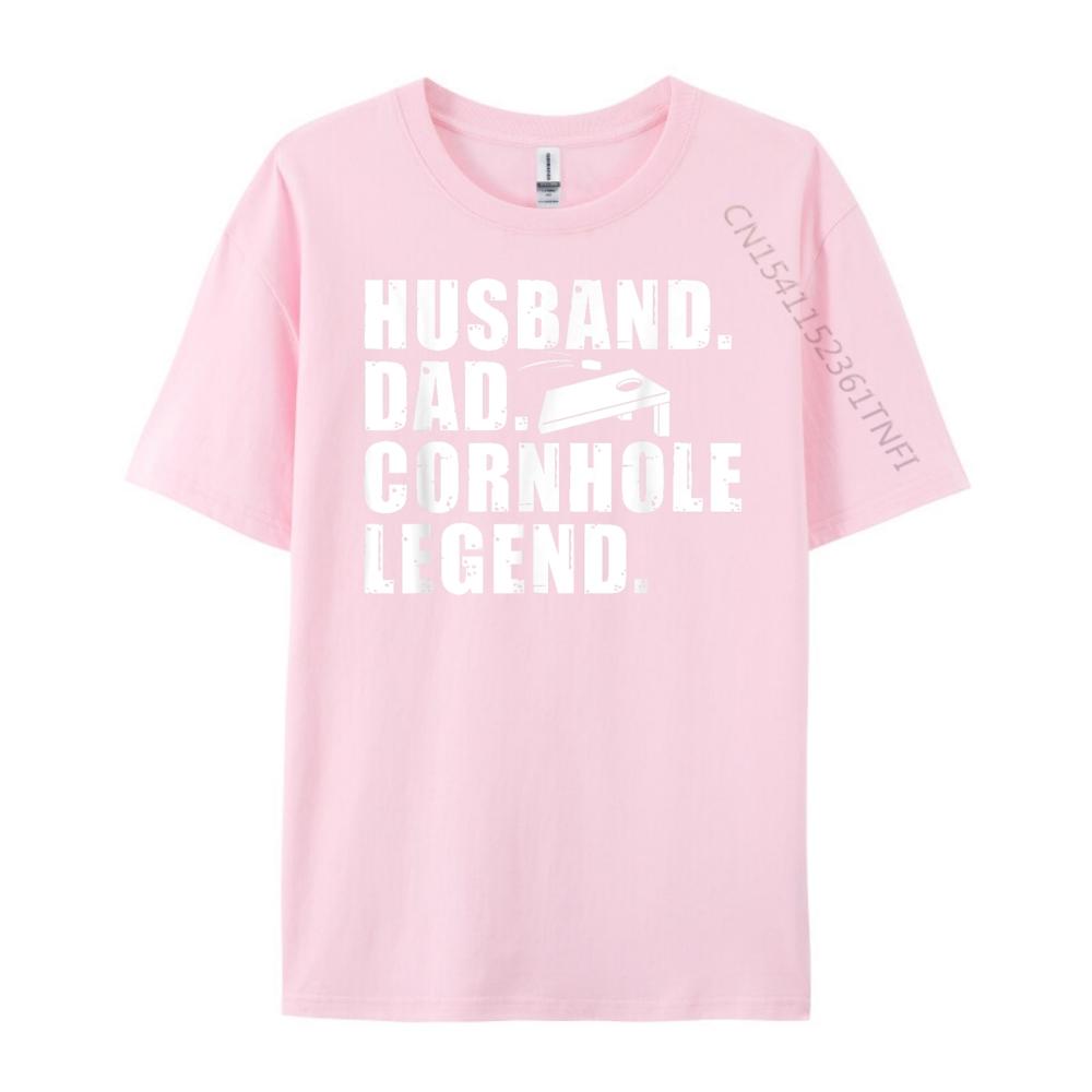 Cool Cornhole Art For Husband Dad Corn Hole Legend Sport Grey Shirt Graphic Tee Tee Shirt Men Luxury Clothing