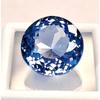 21-23 Ct Natural Blue Topaz Round Cut Stunning Certified Loose Gemstone