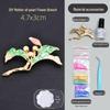 Intangible Heritage DIY Mother-of-Pearl Butterfly Brooch Hairpin Kit