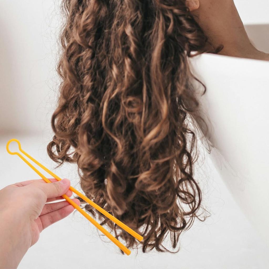 Hair Perm Rods for Natural Hairdressing Styling Plastic Long Barber Curling Rods Plastic Salon Tool Kit for Women 30 PCS