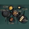 Nonstick Frying Pan Flat Bottom Pan Omelette Pan Durable Cooking Pots Cookware Kitchen Eggs Steak Skillets Kitchenware