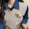 Fashion Flower Embroidery Horse Brooch Cute Cartoon Sweater Pin Pin Accessories Retro Cloth Fabric Pony Brooch Party