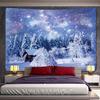 Forest Snow Christmas Tree Psychedelic Scene Home Decor Art Tapestry Bohemian Tarot Beautiful Room Wall