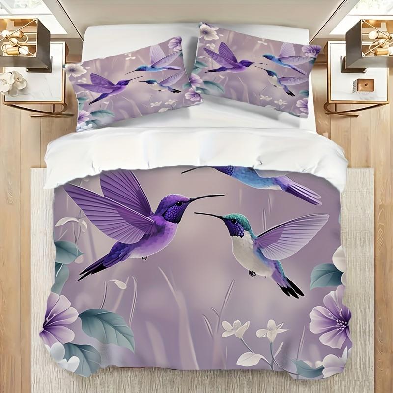 

3D Floral Pattern Duvet Cover Set Queen Size Four Seasons Bedding Set Home Decor Room Decor 3 Piece Set With 2 Pillowcases EU Single(135x200cm)