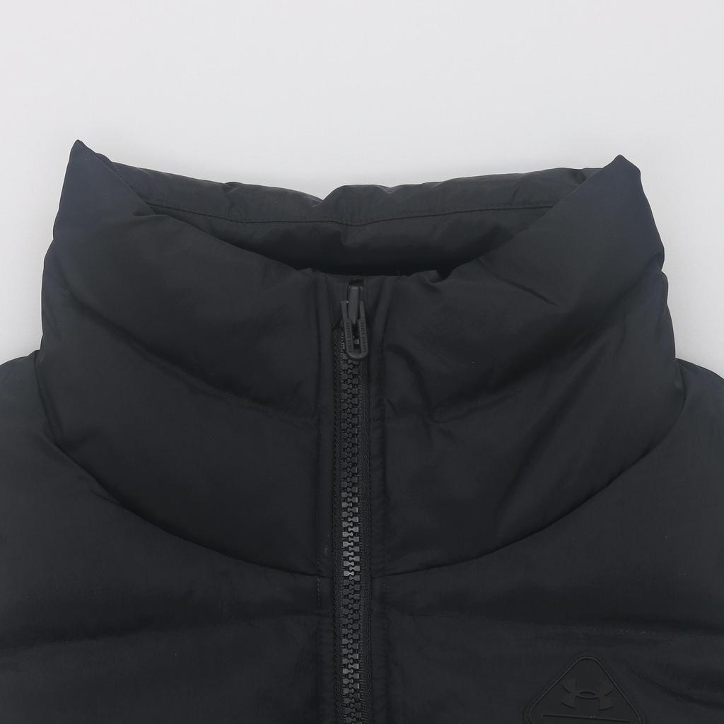 Under Armour ColdGear® Infrared Solid Color Stand Collar Sports Down Vest Women Vests Black 1381660-001