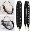 90cm Bunte Nieten Leder Taschengurt Crossbody Schultergurte Handtaschengriff Ersatz Damen DIY Geldbörsen Zubehör