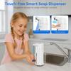 2025 Upgrade Automatic Soap Dispenser Touchless, 14.2oz/420ml Dish Hand Soap Dispenser for Bathroom and Kitchen, 4 Adjustable Volume, USB