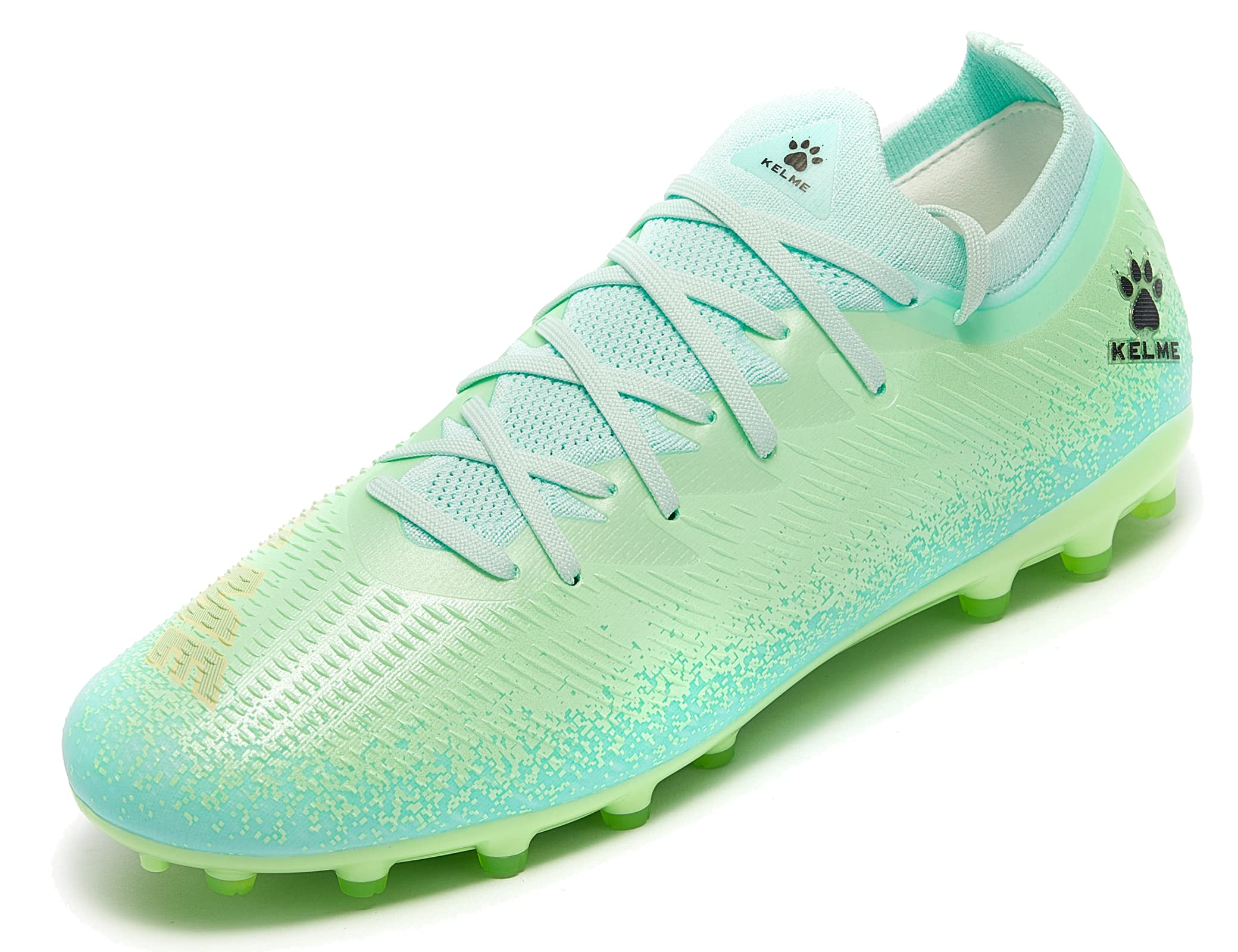 

Kelme MG Men s Soccer Shoes, Training Shoes, Junior and Adult Soccer Cleats, Fashionable (Green, Size 26.5 cm)