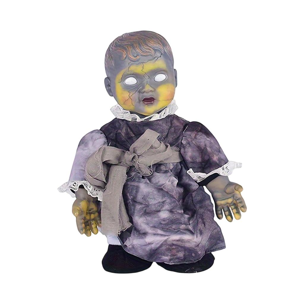 Halloween Decoration Doll Walking Doll Voice Control Induction Walking Luminous Bar Haunted House Scene Layout Display
