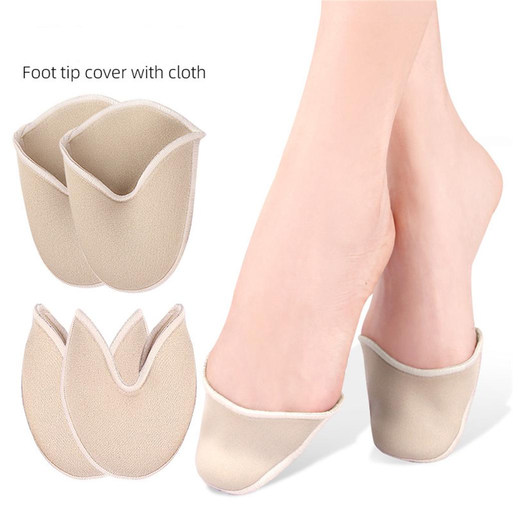 1 Pair Toe Pads Ballet Dance Pointe Toe Pouch Pads Knitted Fabric