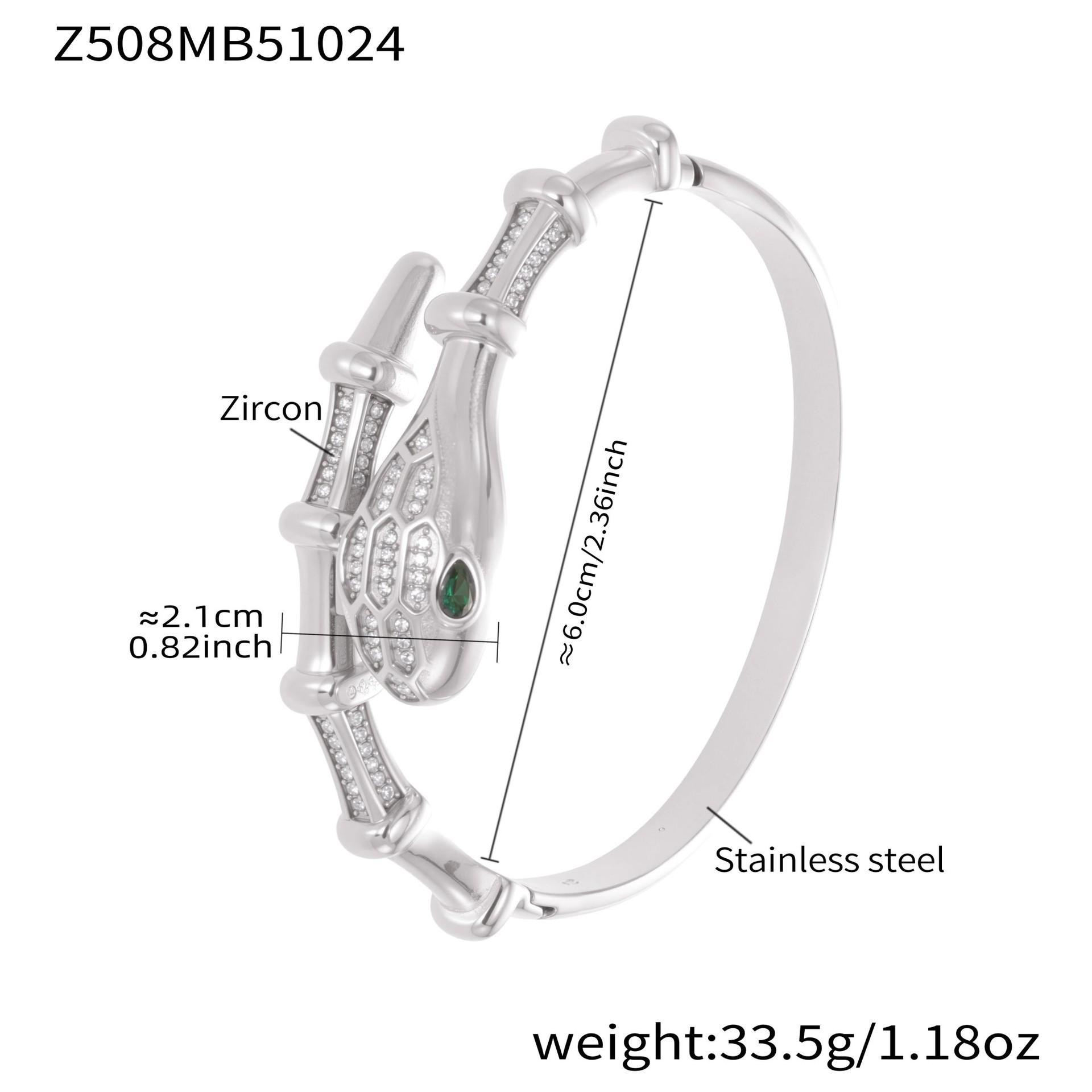 Qiong Yao 18k Gold-Plated Zodiac Rhinestone & Snake Bangle Bracelet Set