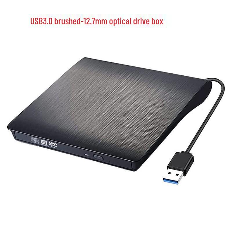 USB-C & USB Dual Interface CD/DVD Drive for Laptop/Desktop with Brushed Finish