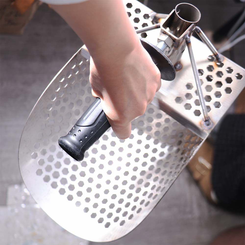 Metal Detecting Beach Sand Scoop Stainless Steel Handle Treasure Search Shovel Tool Compact and Lightweight Wear-resistant