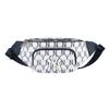 Monogram Collection Nylon Fanny Pack, Shoulder Bag, Crossbody Bag Regular Unisex White Blue Casual 32BGCR111-50N