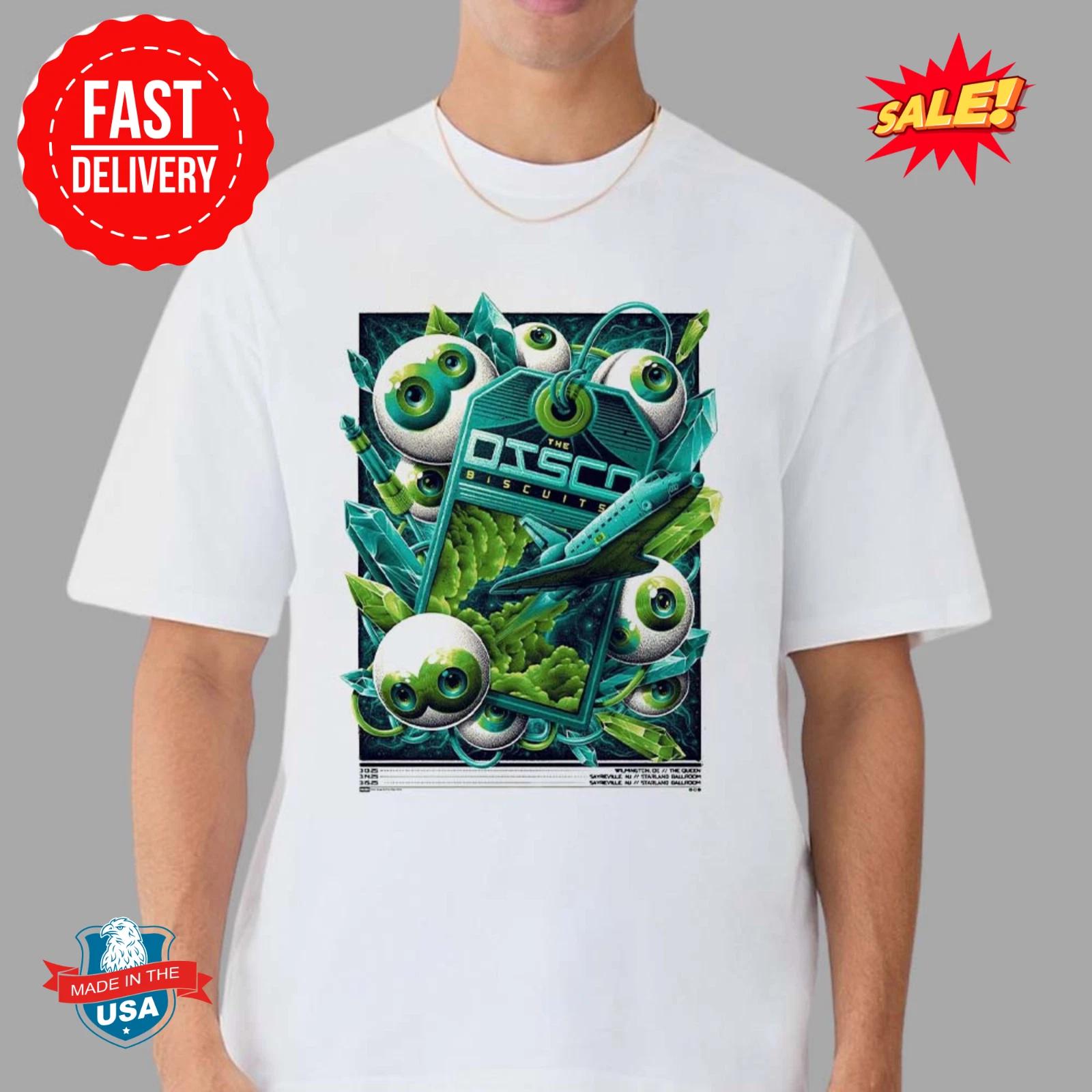 The Disco Biscuits Start At The Queen In Wilmington DE On March 13 2025 T-Shirt M