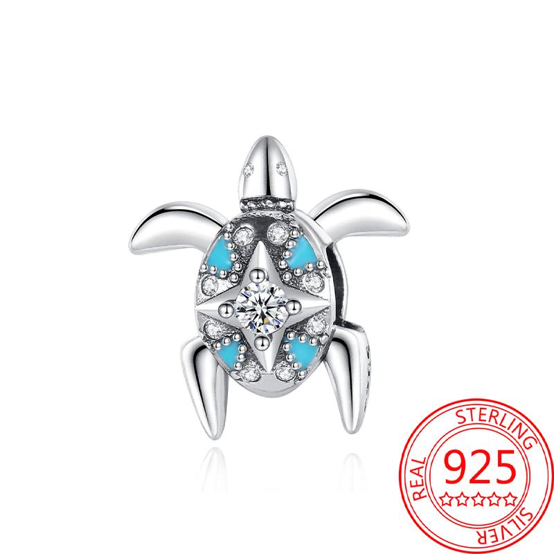 Summer Copper Sea World Kingdom Charm Pendant Beads Fit Charms Original Bracelet For Women Jewelry Making