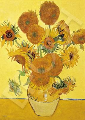 Epoch 2000 Super Small Piece Jigsaw Puzzle World Painting Sunflower (38x53cm) 54-228 Glue Included Spatula Included Score Ticket Included EPOCH