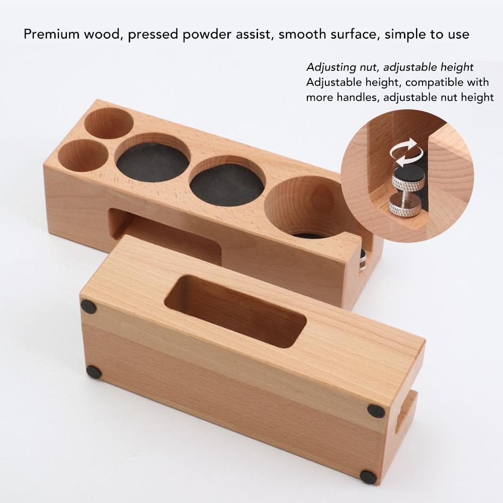 Non-Slip Design Coffee Tamping Station 5 Hole Espresso Tamping Station Home Use S