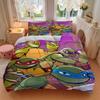 3pcs Ninja Turtles Duvet Cover Set,  Includes 1 Duvet Cover and 1/2 Pillowcases (No Insert) yy251104208