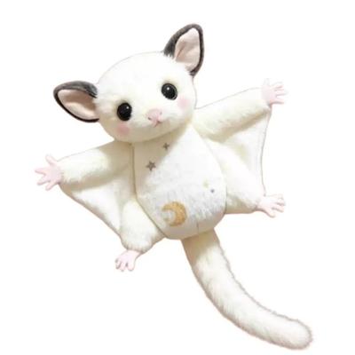 Cartoon Animal Little Flying Mouse Pendant Stuffed Soft Honeybag Flying Spur Doll Kawaii Bag Decor Bat Mouse Plush Keychain Boy