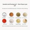 4pcs Press Type Measuring Seasoning Bottle Salt Tank 0.5g Transparent Precise Spice Dispenser Refillable Food Grade Salt Control Containers
