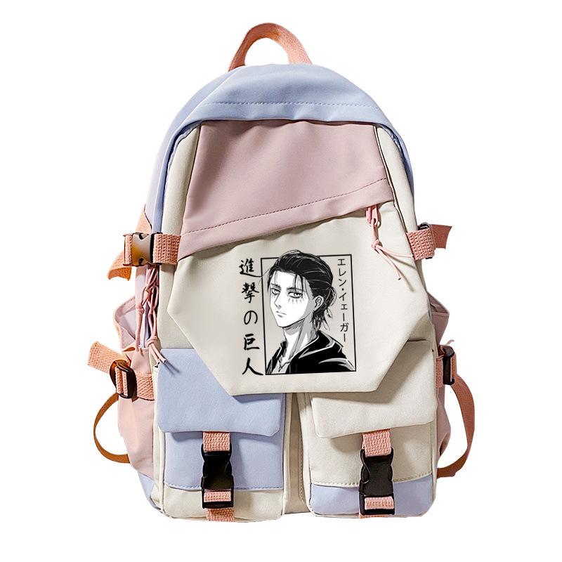 Angriff auf den Riesen Peripheren Bedruckten Rucksack Tagesfreizeit Studenten Schultasche