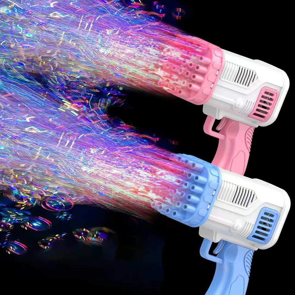 Popular Electric Bubble Gun For Children's Toys 32 Hole Bubble Machine Electric Bubble Gun Without Battery Bubble Water