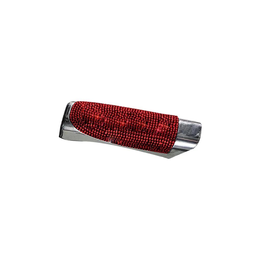 

1 шт. Роскошные блестящие автомобильные шестерни, чехол для ручного тормоза, украшение для автомобиля, универсальное украшение для автомобиля, бриллиантовые аксессуары для интерьера для женщин и девочек красный