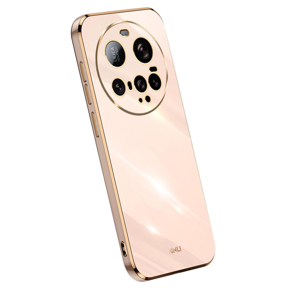 XINLI For Xiaomi 15 Ultra Case TPU Phone Cover with Electroplating Frame