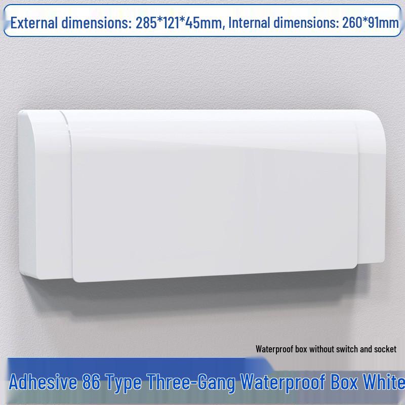 Waterproof Bathroom Socket Cover for Shower & Water Heater Protection