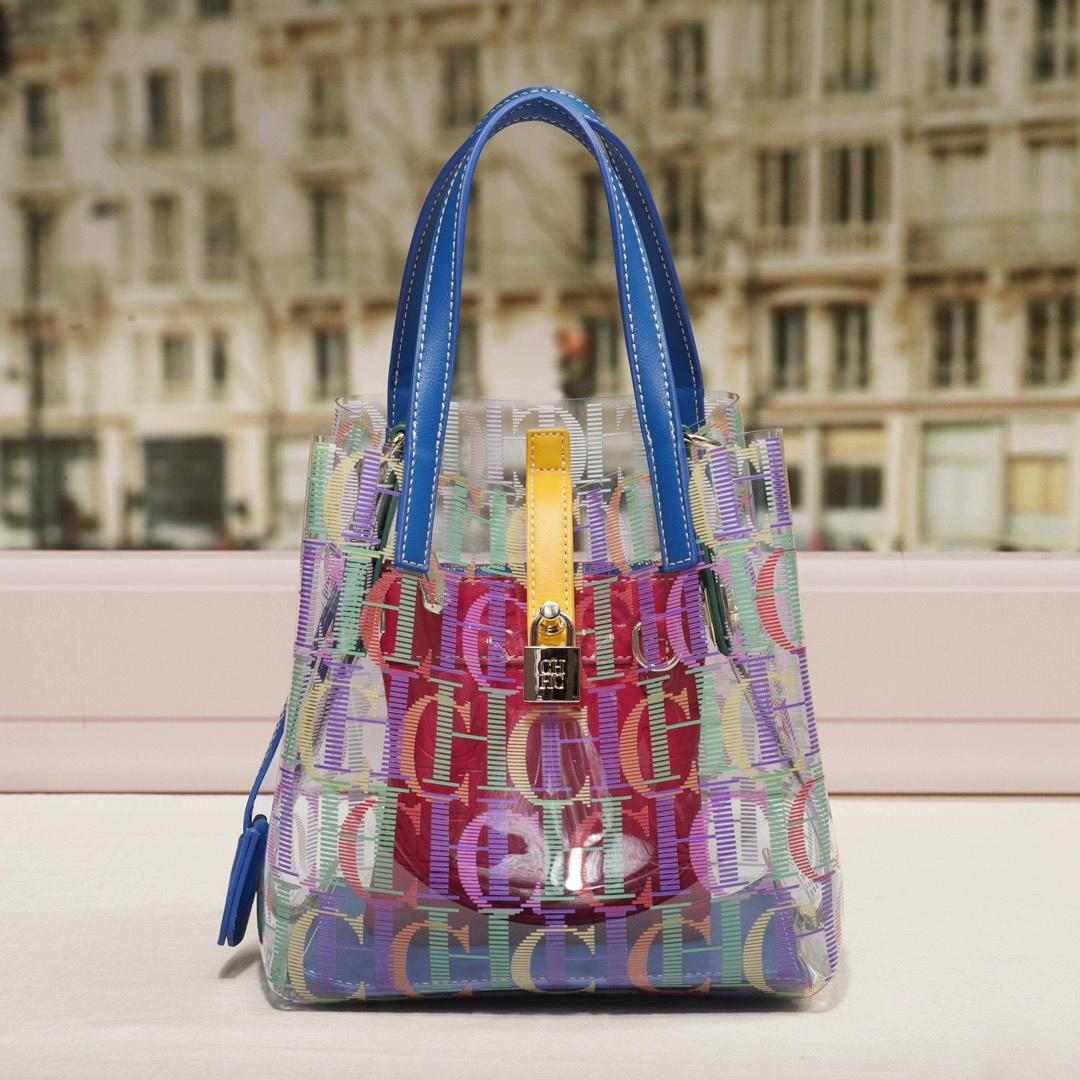 

2024 Новая модная прозрачная сумка через плечо для женщин