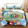 Carton Game Toca Life World Beding Set Bedrom Soft Modern Bedspreads Comefortable Children Kids Soft Duvet Cover Comfortable Quilt Cover And Pilowcase