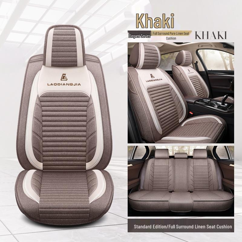 Southeast DX5 Luxury Universal Car Seat Cover - Full Surround, Four Seasons Linen Cushion (2021)