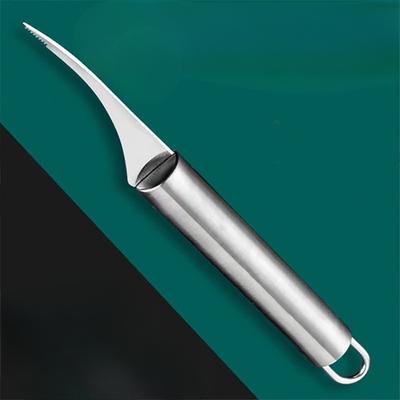 Nóż do usuwania żyłek krewetek ze stali nierdzewnej, obieraczka do krewetek, do czyszczenia wnętrzności ryb i brzucha ryb w gospodarstwie domowym, nóż do usuwania żyłek krewetek