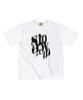SLOWACID Blurry Logo Short Sleeve T-Shirt [White]