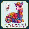 Adorable Alpaca Handcrafted Wooden Puzzle | Family Interactive Brain-Teasing Game & Creative Decorative Collectible | Eco-Friend
