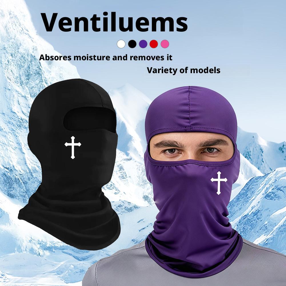 Passamontagna con fori per occhiali per uomo e donna, maschera rinfrescante estiva Shiesty, protezione solare dai raggi UV, per moto, sci, lavoro
