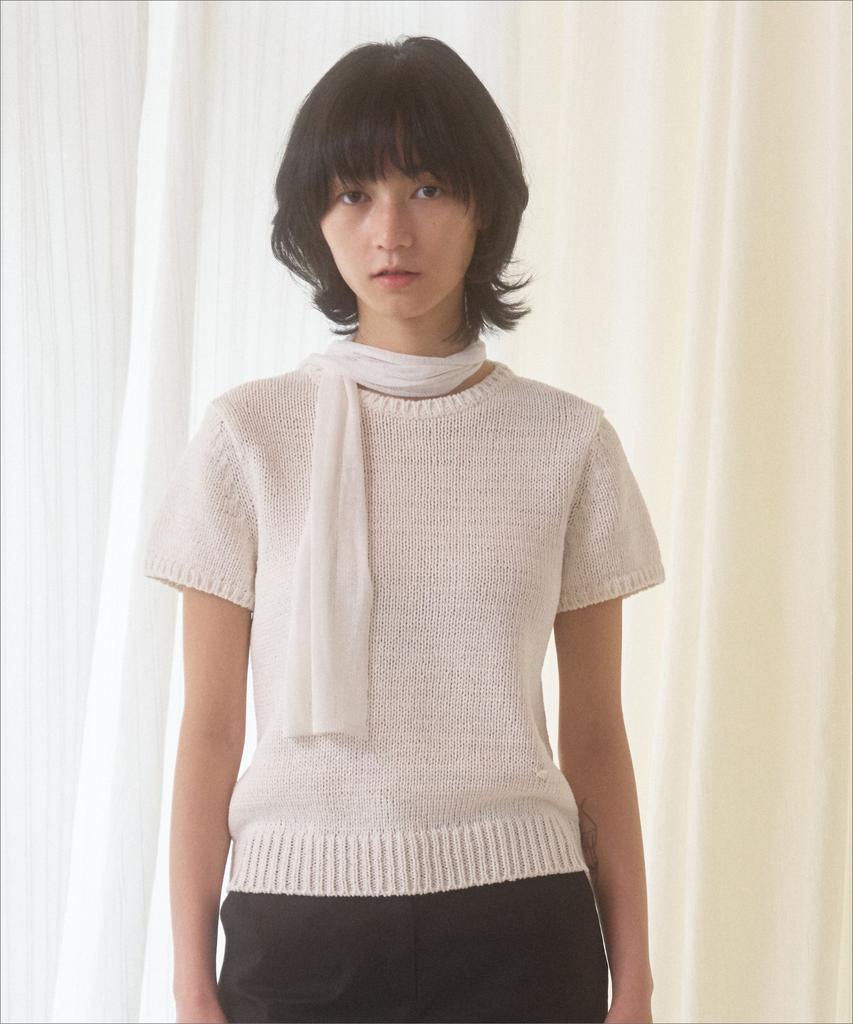 Manggomaenipeullijeu Majo Cotton Knit_Ivory