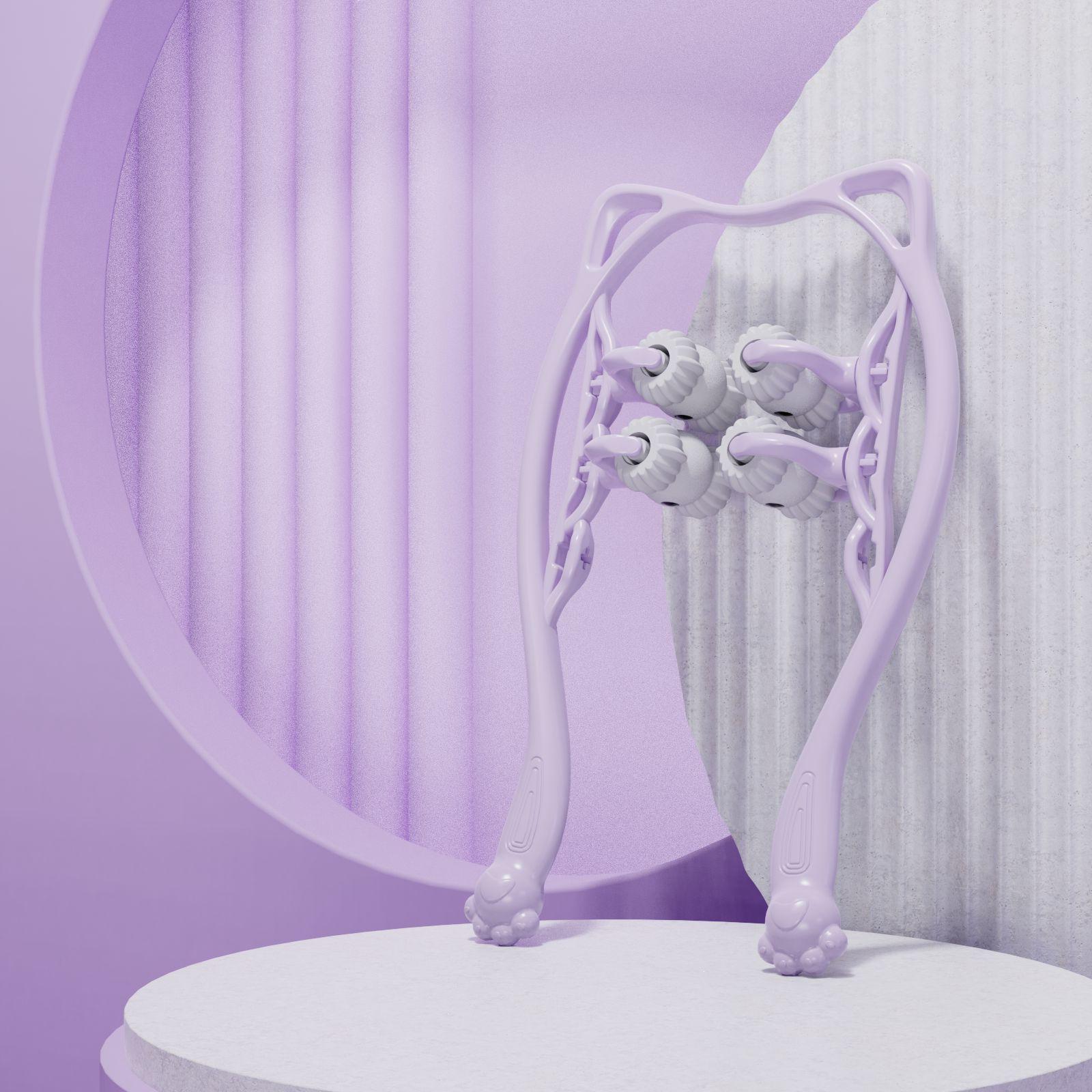 

Двухрядный роликовый магнитный массажер для шеи и плеч для домашнего использования