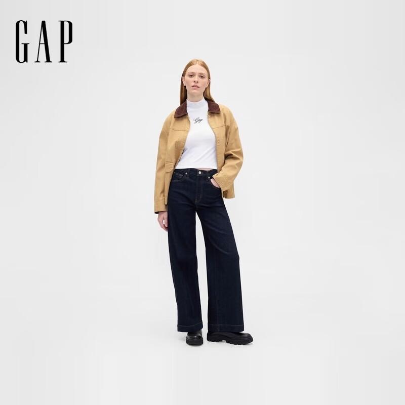 Gap Women s Floral Logo High-Neck Long-Sleeve T-Shirt EUR 39