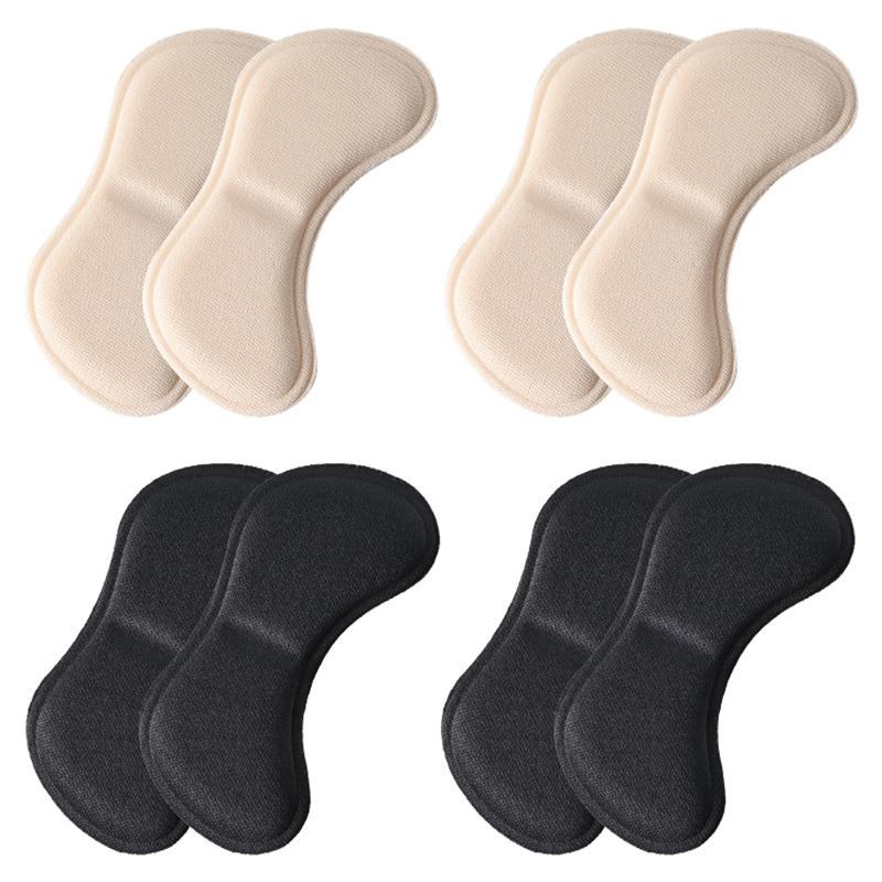 4 Pairs/8 Pairs Heel Insoles Pads Patch Pain Relief Anti-wear Cushion Feet Care Heel Protector Adhesive Back Sticker Insole